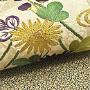 江戸裂の切り継ぎ名古屋帯　質感・風合