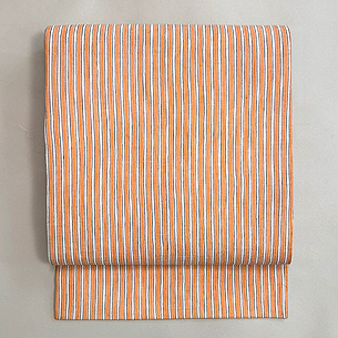 麻地縞の名古屋帯