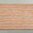 麻地縞の名古屋帯　前柄