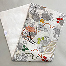 帷子くずし互の目(ぐのめ)文様名古屋帯　帯裏