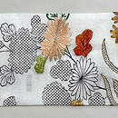 帷子くずし互の目(ぐのめ)文様名古屋帯　前柄