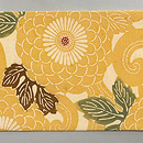 松原工房 菊唐草文様名古屋帯　前柄