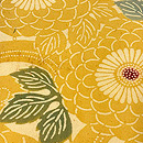 松原工房 菊唐草文様名古屋帯　質感・風合