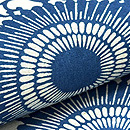 松原工房 松原良夫作 丸みを帯びた牡丹唐草名古屋帯 質感・風合