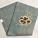 松原工房 寒椿文様名古屋帯　帯裏