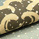 松原工房 寒椿文様名古屋帯　質感・風合