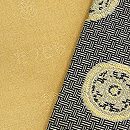 たつむら製「糸屋輪宝文」開き名古屋帯　質感・風合