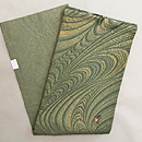 ふくれ織袋帯 銘入り　帯裏