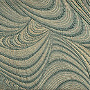 ふくれ織袋帯 銘入り　前柄