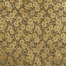 金蘭菊文様丸帯　前柄