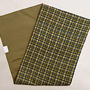 吉野格子能装束崩し名古屋帯　帯裏