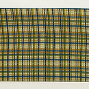 吉野格子能装束崩し名古屋帯　前柄