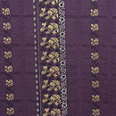 更紗文様の開き名古屋帯　前柄