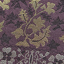 更紗文様の開き名古屋帯　質感・風合