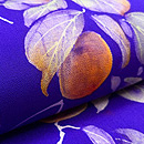 江戸柿の染め名古屋帯　質感・風合