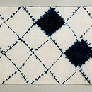 木綿絞り半巾帯　前柄