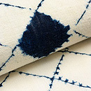 木綿絞り半巾帯　質感・風合