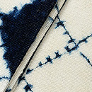 木綿絞り半巾帯　質感・風合