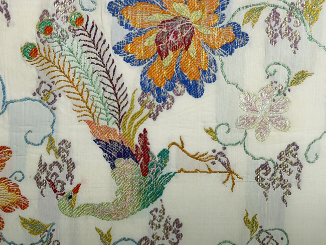 鳳凰牡丹文様の袋帯 110,000円(税込)帯25-10-14 | アンティーク