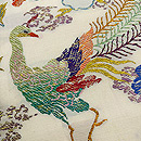 鳳凰牡丹文様の袋帯 質感・風合