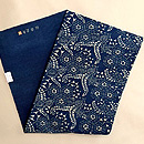 松原工房 松原良夫作 切り唐草に三つ盛り花亀甲名古屋帯 帯裏