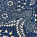 松原工房 松原良夫作 切り唐草に三つ盛り花亀甲名古屋帯 質感・風合