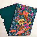 ペカロンガンバティック名古屋帯　帯裏