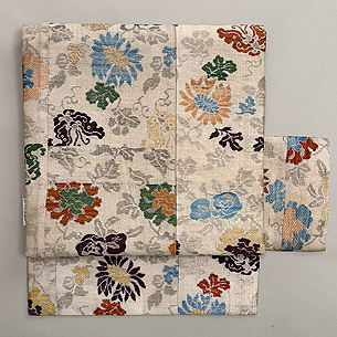 江戸期唐織袈裟解き付帯