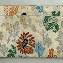 江戸期唐織袈裟解き付帯　前柄