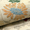 江戸期唐織袈裟解き付帯　質感・風合