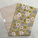 江戸期堺更紗花唐草文様名古屋帯　帯裏