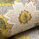 江戸期堺更紗花唐草文様名古屋帯　質感・風合