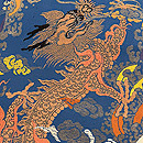昇龍紋様唐織名古屋帯　質感・風合