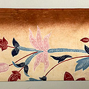 更紗文様かわいい染め帯　前柄