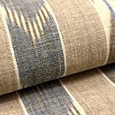 江戸期手績み糸で織った矢羽文様名古屋帯　質感・風合