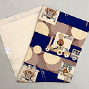 おもちゃ柄の名古屋帯　帯裏