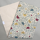 インドグジャラートの欧州渡り刺繍帯　帯裏