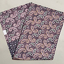 ペイズリー文様のサリーの帯　帯裏