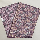 ペイズリー文様のサリーの帯　帯裏