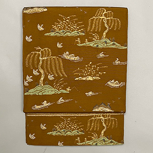 龍村平蔵製 「三島太湖錦」袋帯