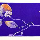 柿枝文様の名古屋帯　前柄