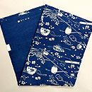 松原八光作 茶道具尽くし文の名古屋帯 帯裏