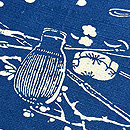 松原八光作 茶道具尽くし文の名古屋帯 質感・風合