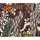 御所解き文様の名古屋帯　前柄