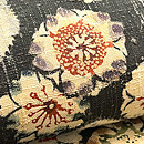 古澤万千子作　型絵染め桜の名古屋帯　質感・風合