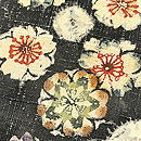 古澤万千子作　型絵染め桜の名古屋帯　質感・風合