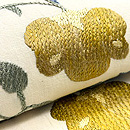 白地スザニの名古屋帯　質感・風合