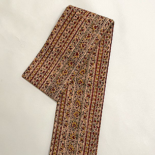 インド更紗の半巾帯