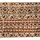 インド更紗の半巾帯　前柄