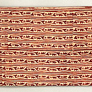 インド更紗の半巾帯　前柄